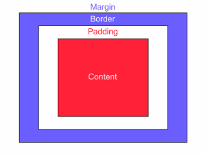 The CSS box model