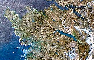 Assynt from space